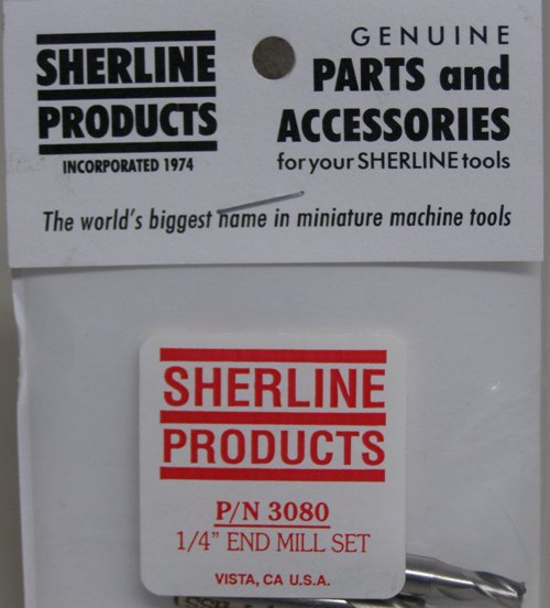 Sherline Miniature End Mill Set 3080 Mike's Tools